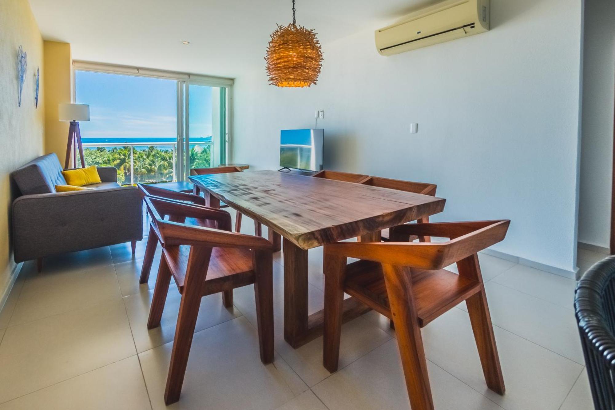 New Beachfront Luxury Apartments Cancún Buitenkant foto